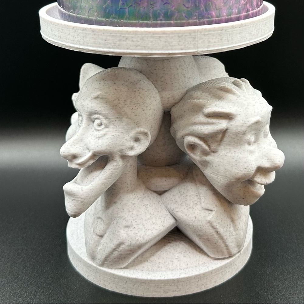 Disney Haunted Mansion Singing Busts 3 Wick Candle Holder - Picture 5 of 14